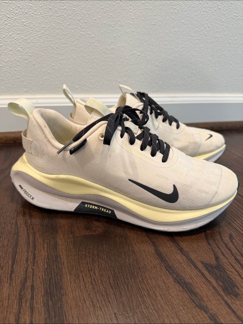 Nike Women’s Reactx Infinity Run Storm-Tread Running Shoes - ivory anthracite